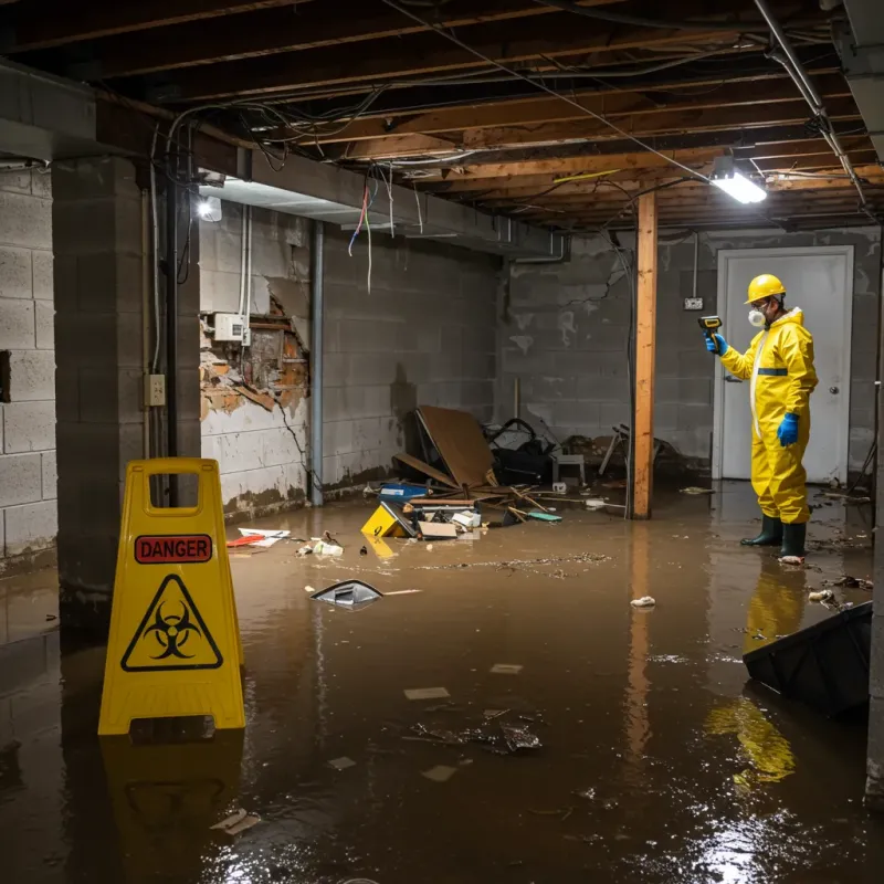 Flooded Basement Electrical Hazard in Halawa Heights, HI Property